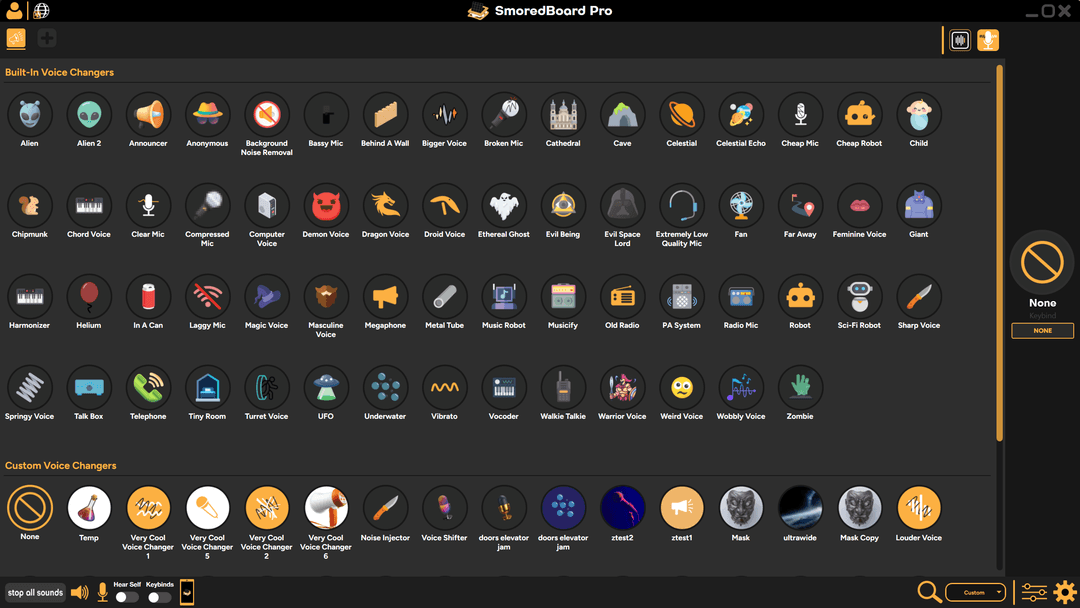 Sound Button Sorting options in SmoredBoard