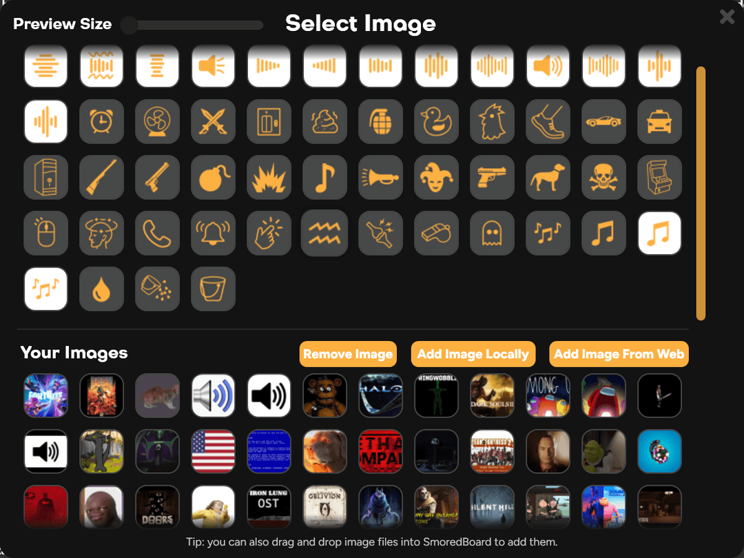 Sound Button Sorting options in SmoredBoard