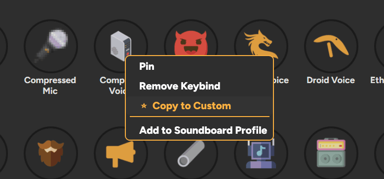 Copy built-in voice changer to custom in SmoredBoard